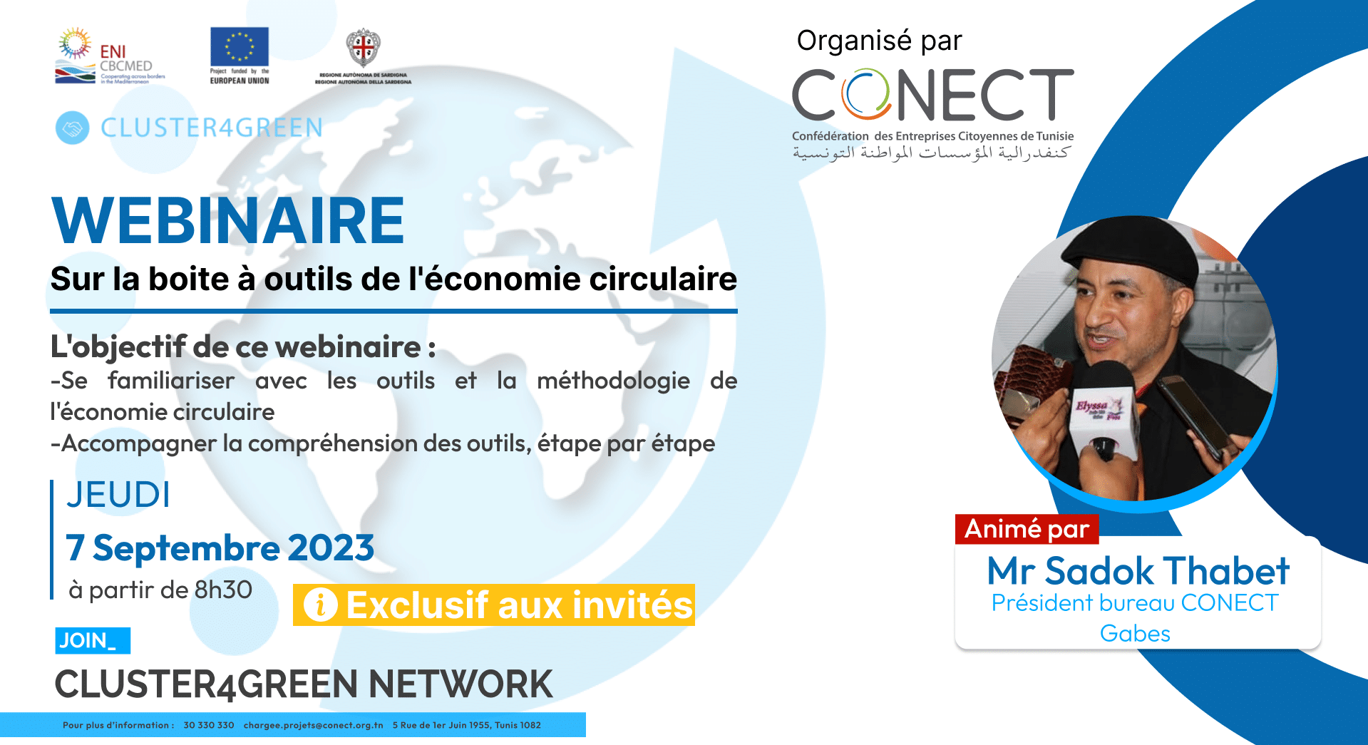 Webinaire sur la boîte à outils de l'économie circulaire